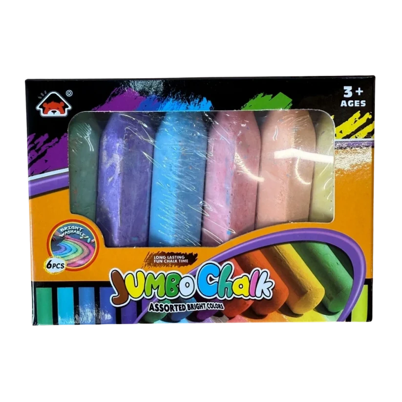6 Colourful Chalks