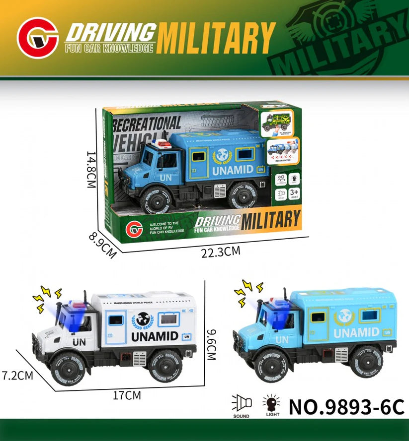 Military Recreational Vehicle with Lights & Sound